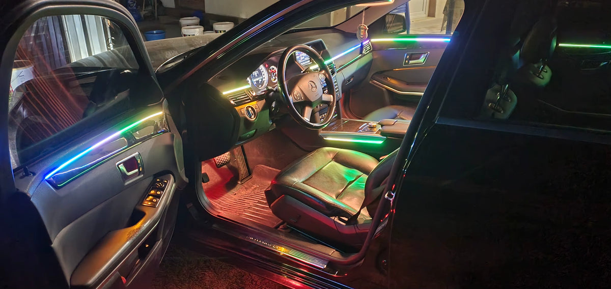 RGB Ambient Car Light Kit – 64 Colors Interior LED (6/10/18-in-1 ...